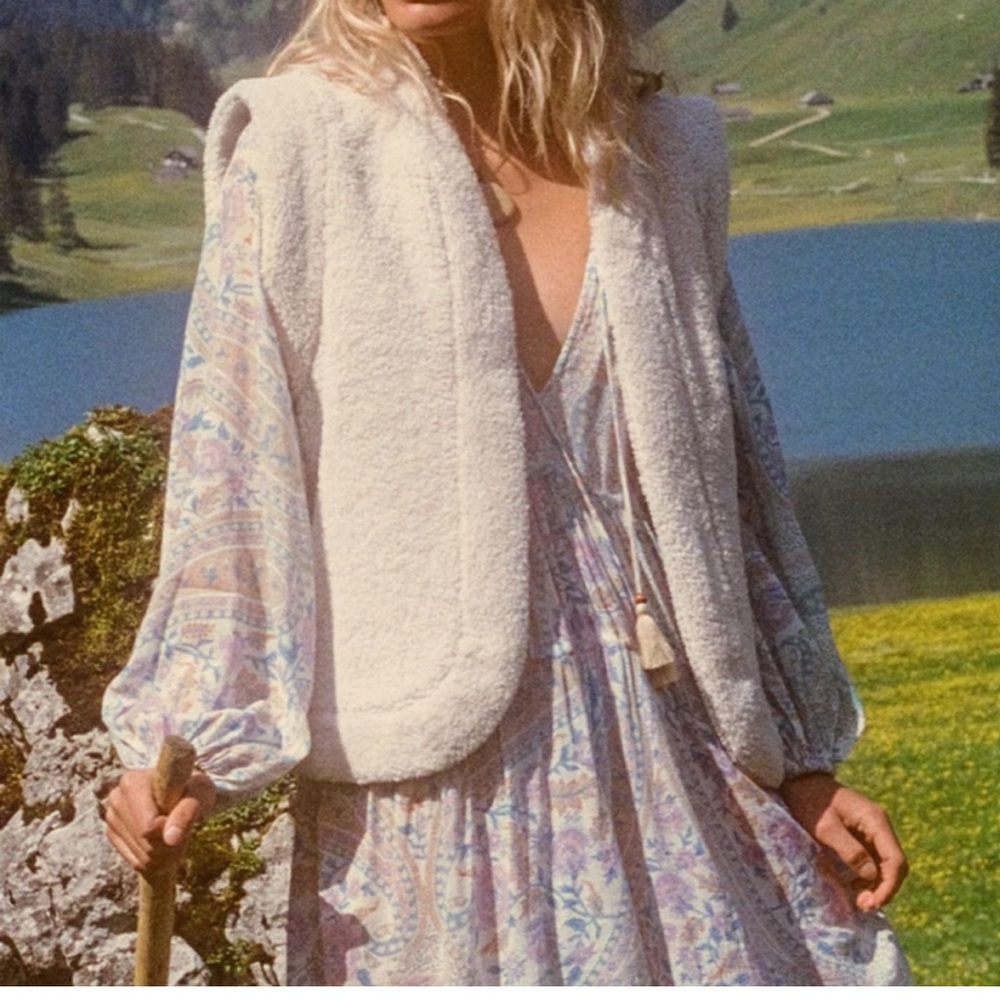 Spell Belladonna Reversible Faux Shearling Vest